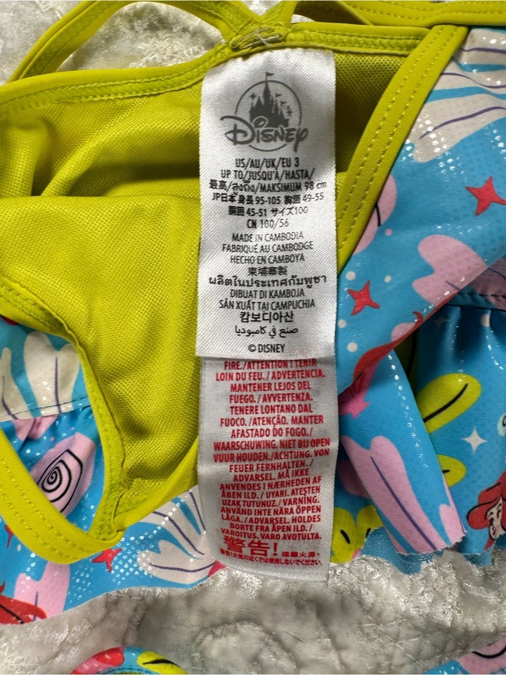 Disney  Little Mermaid Tankini and Stitch Swimsuit